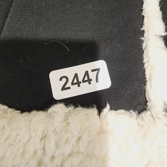 I.N.C. International Concept vest black faux shearling warm vest size s - Picture 7 of 7